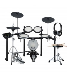 Yamaha DTX-582K Plus 5-Piece Electronic Drum Kit + Free Headphones + Stool + Sticks